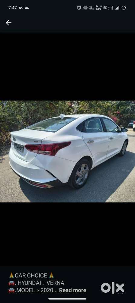 Hyundai Verna Sx Option, 2020, Petrol