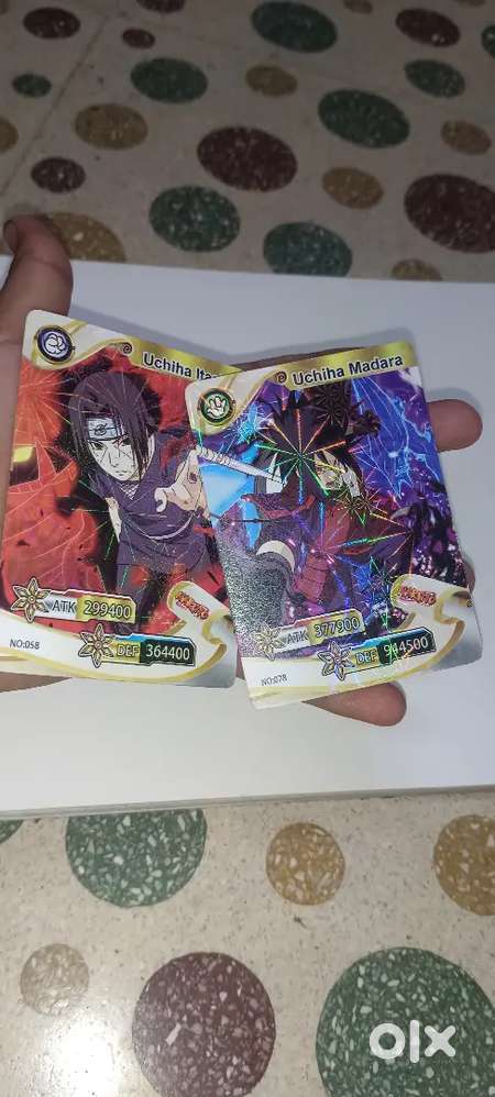 Naruto cards a combo of two rare and 10 free mystery card - Other