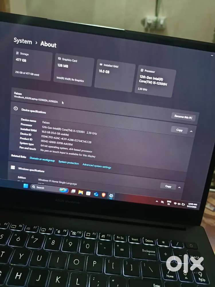 Asus vivobook s15 OLED