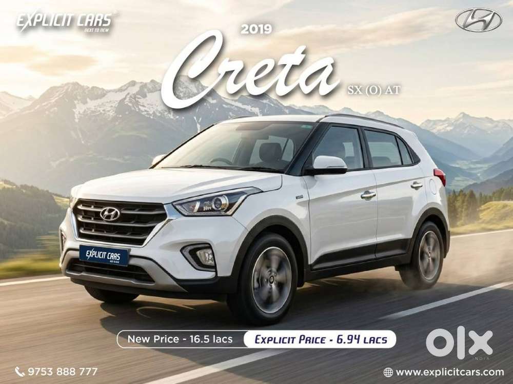 Hyundai Creta Sx(o) At, 2019, Petrol