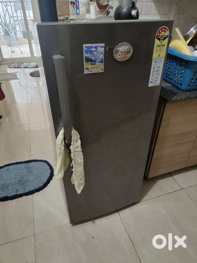 Haier 190 litre single door fridge in good condition