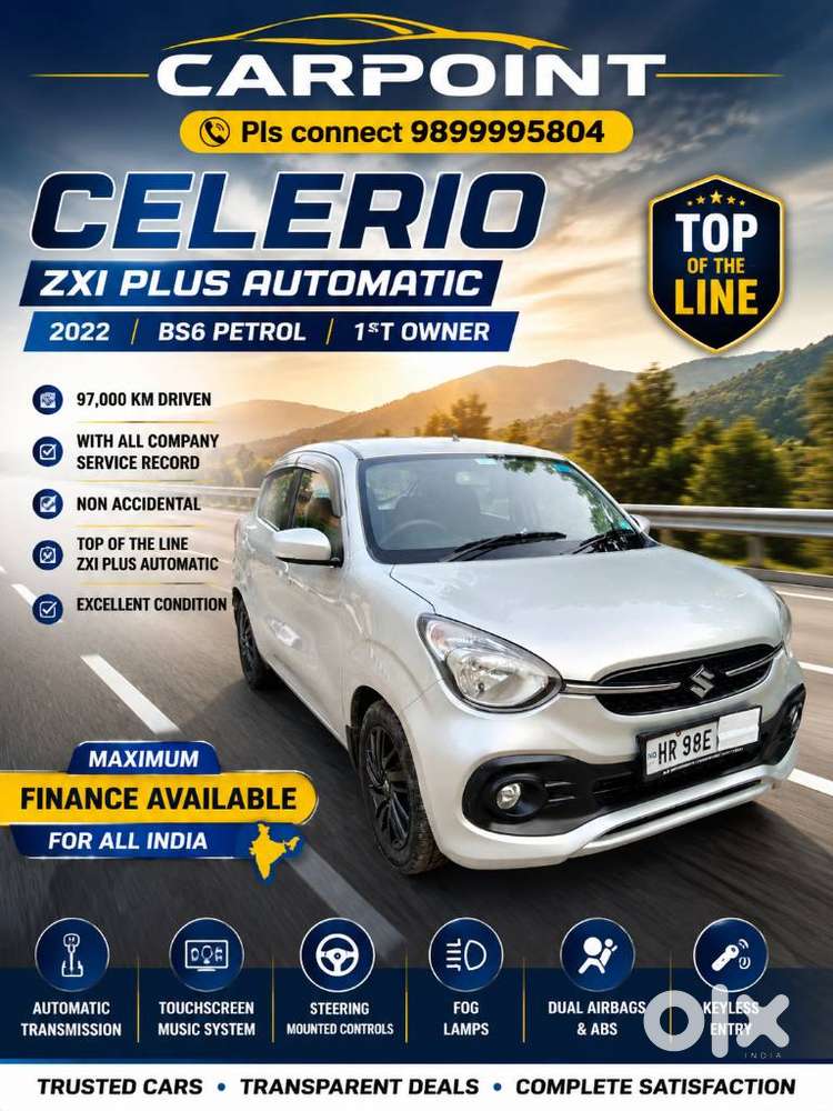 Maruti Suzuki Celerio Zxi Plus Amt, 2022, Petrol