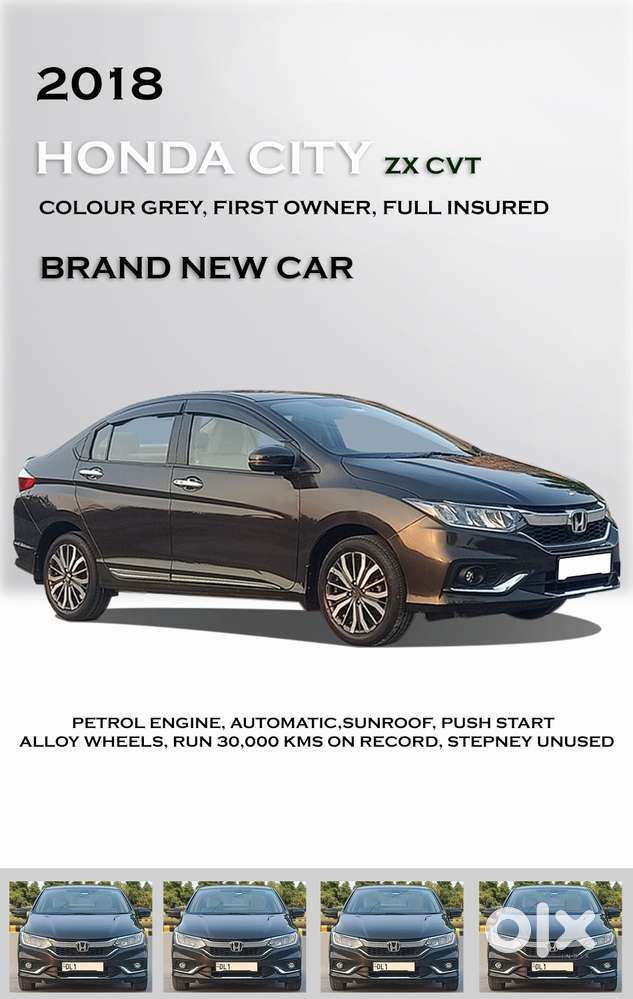 Honda City Zx Petrol Cvt, 2018, Petrol
