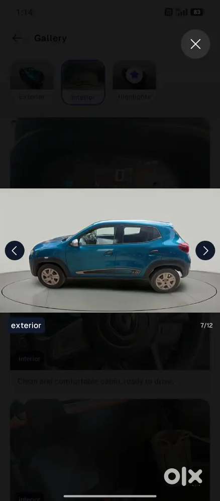 Renault Kwid Petrol 2020