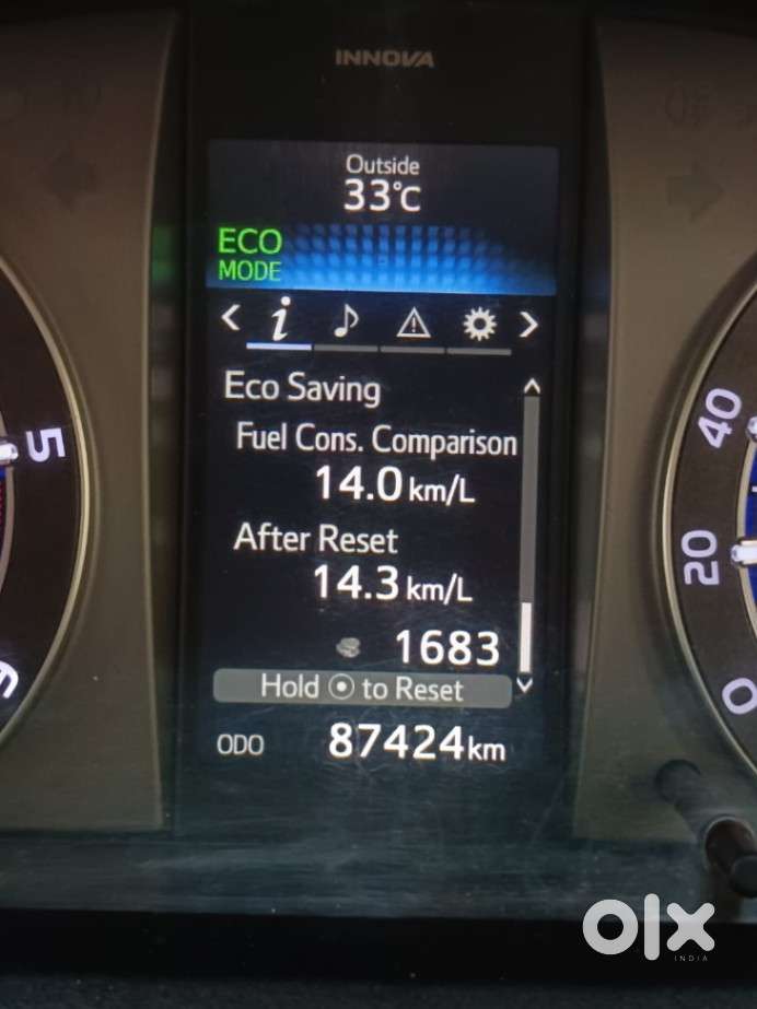 Toyota Innova Crysta 2.4 V 8 Str, 2021, Diesel