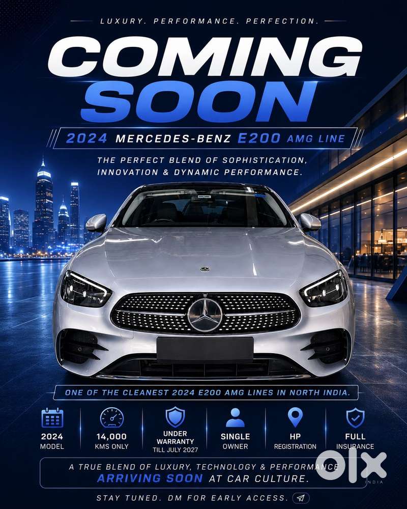 Mercedes-benz E-class E 200 Exclusive, 2024, Petrol