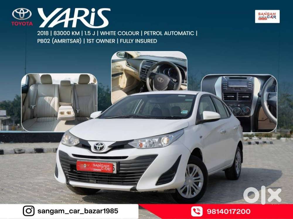 Toyota Yaris J Cvt, 2018, Petrol