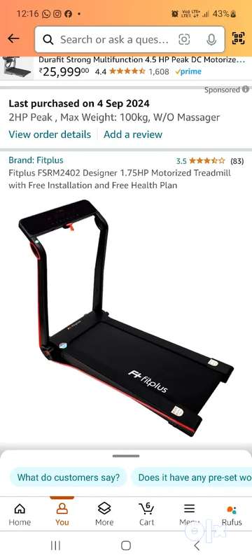 Fitplus treadmill review hotsell