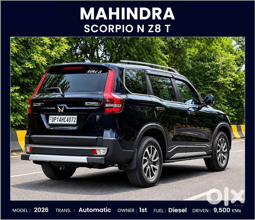 Mahindra Scorpio N Z8 L Diesel At 2wd 7 Str, 2026, Diesel