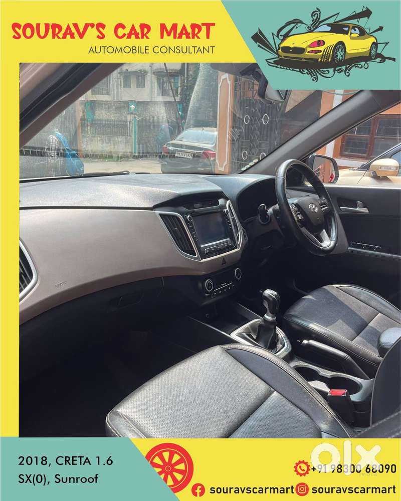 Hyundai Creta 1.6 Sx (o), 2018, Petrol