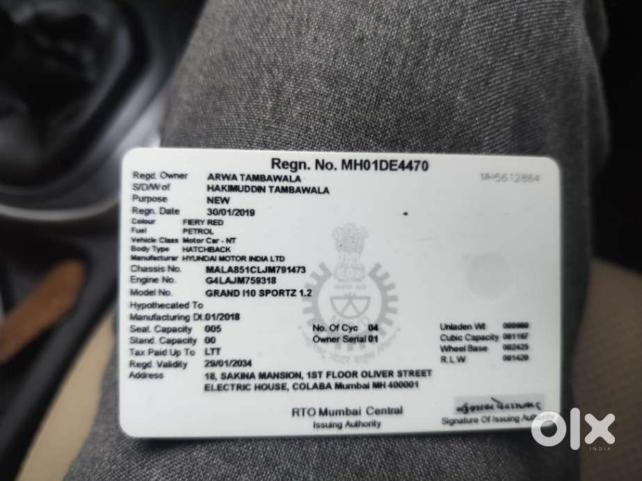 Hyundai Grand I10 1.2 Kappa Sportz, 2019, Petrol