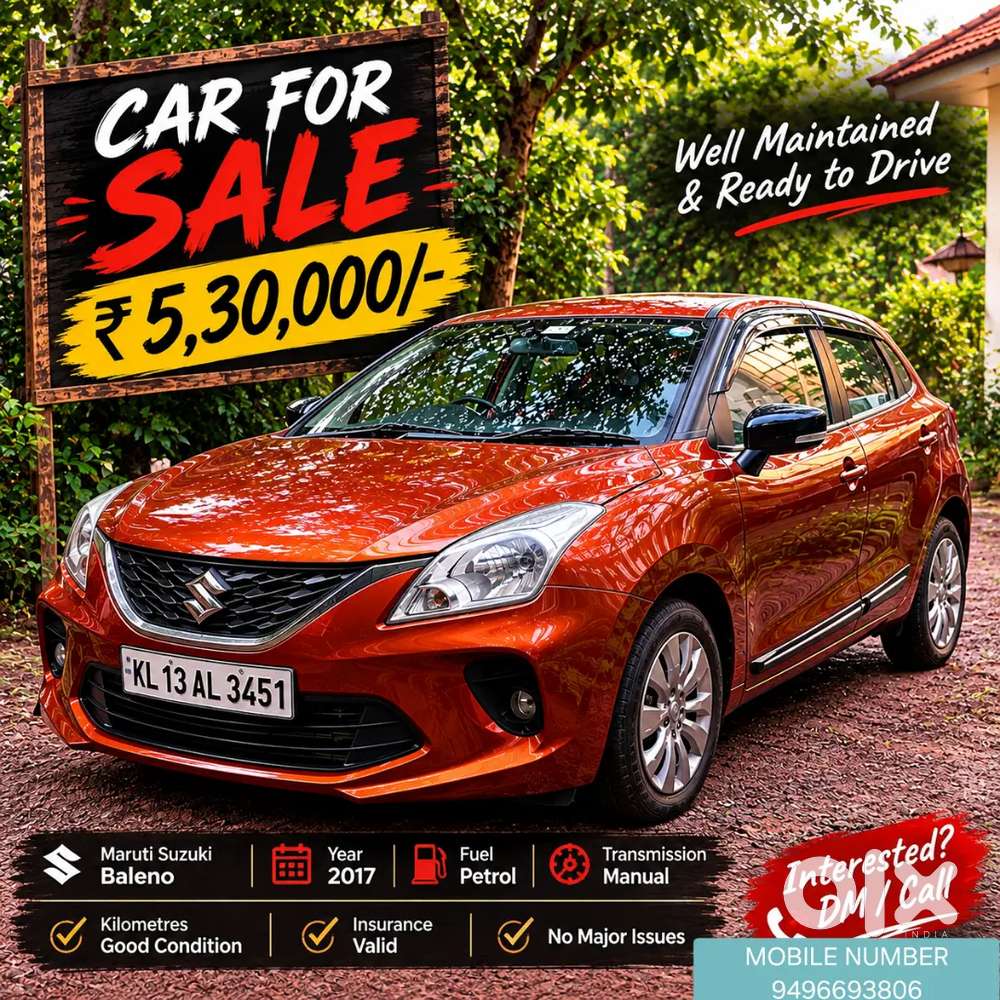 Maruti Suzuki Baleno 2017 Model