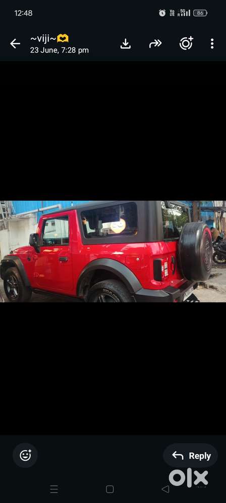 Mahindra Thar Di 4x2 Ps, 2023, Diesel