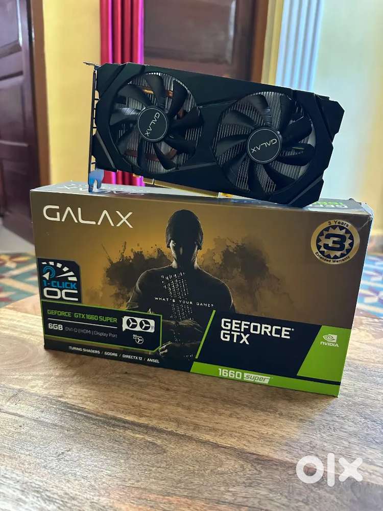 Galax GeForce 1660 Super 6GB GDDR6 192-bit 1-Click OC Clock (MHz) 1815 ...