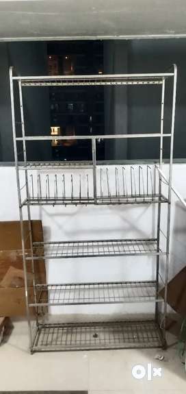 Steel discount bhandi rack