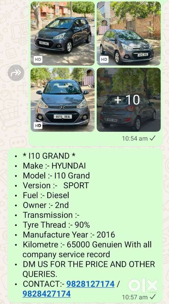 Hyundai Grand I10 2013-2016 Crdi Sportz, 2016, Diesel