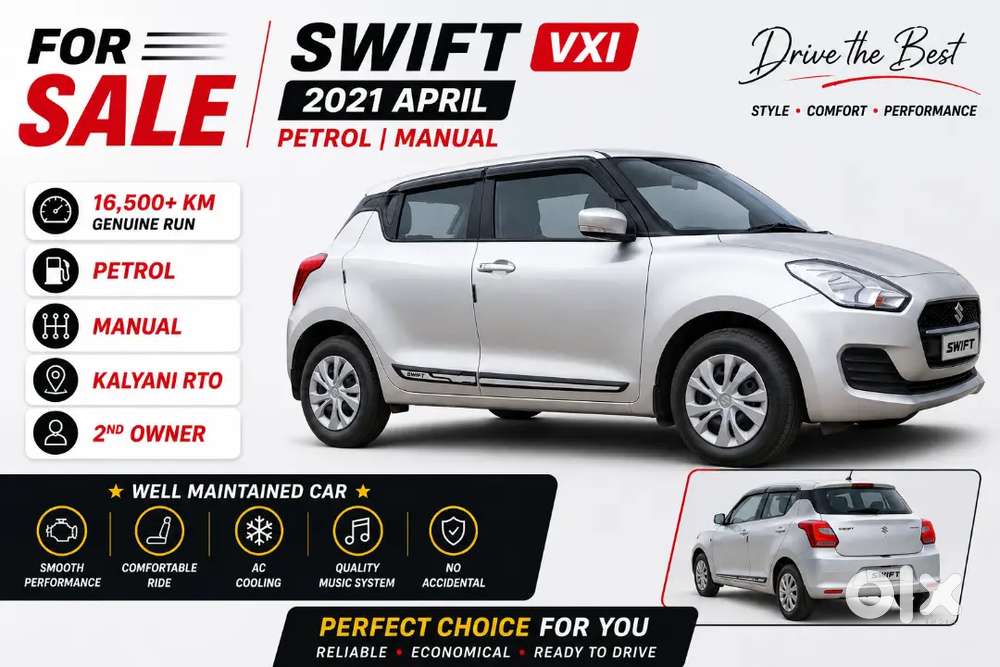 Maruti Suzuki Swift Vxi 2021