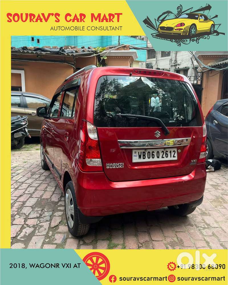 Maruti Suzuki Wagon R 1.0 Vxi Amt, 2018, Petrol