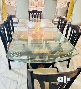 Glass Dining Tables Buy Sell Used Furniture in India OLX