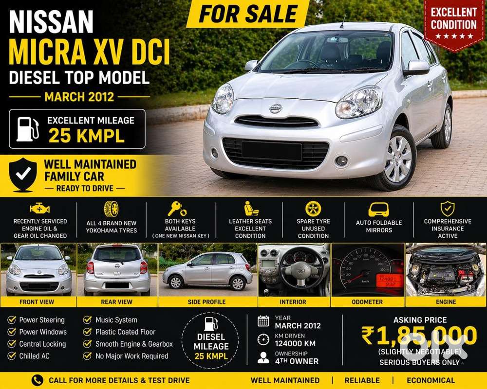 Nissan Micra 2012 Diesel