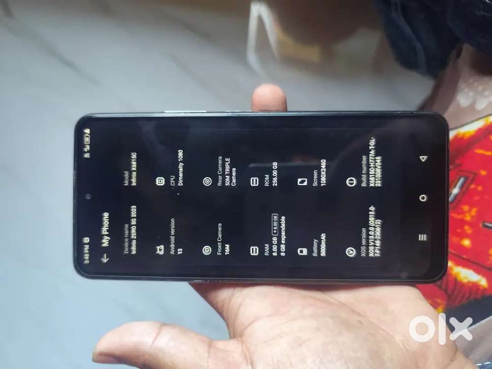 Infinix zero 5g turbo 8+8 /256 - Mobile Phones in undefined