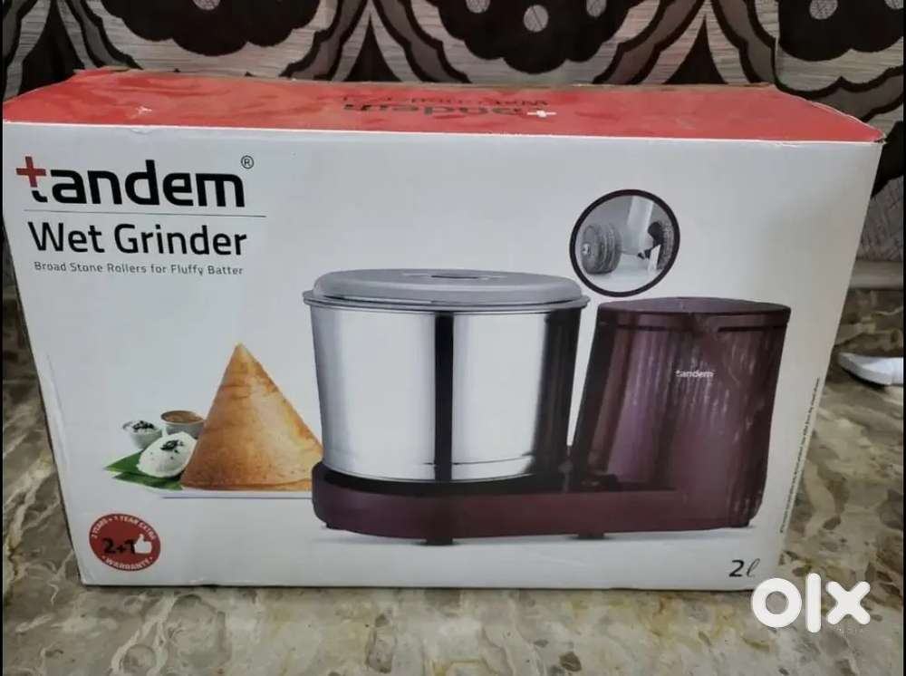 Tandem Wet Grinder 3yrs Warranty