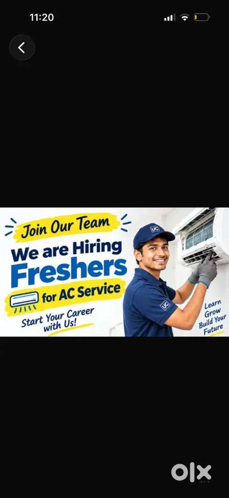 Ac Fresher and technician wanted