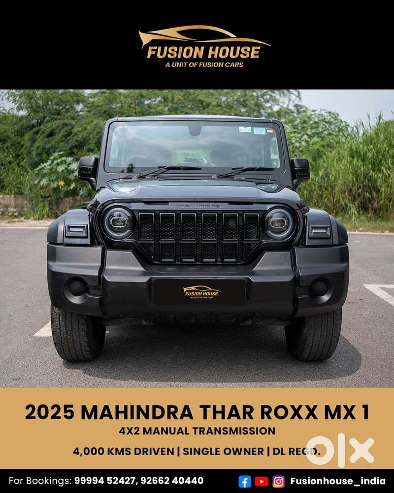 Mahindra Thar Roxx Mx1 Petrol Mt 2wd, 2025, Petrol