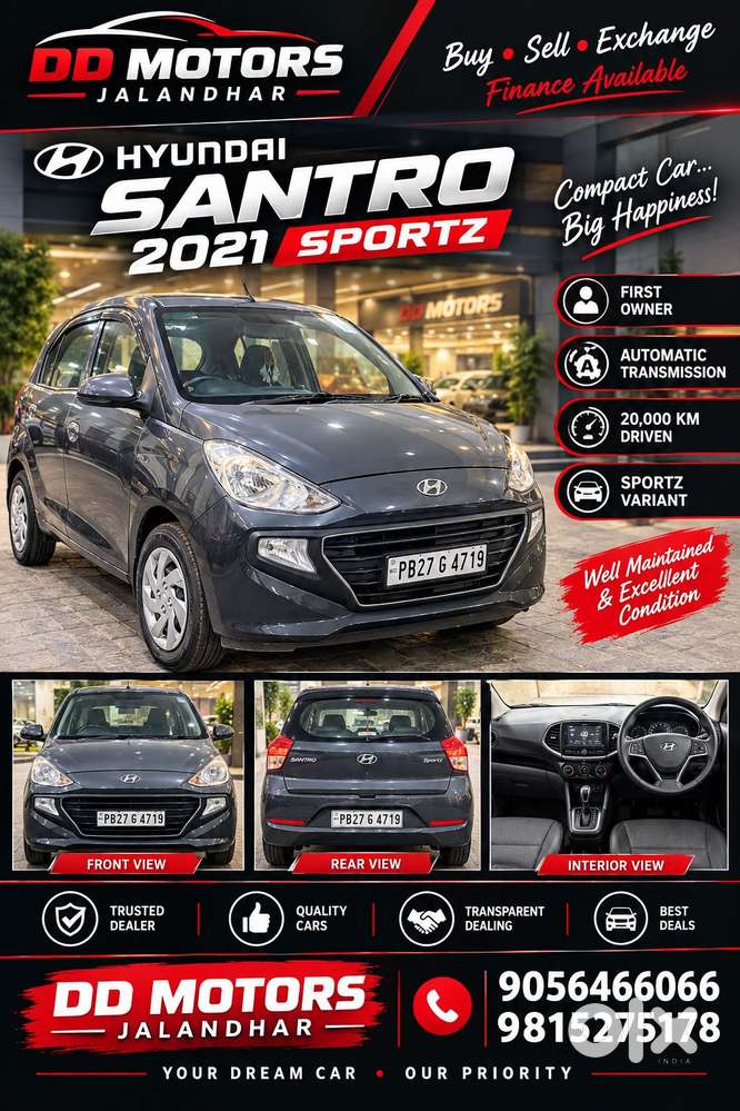 Hyundai Santro Sportz Amt, 2021, Petrol