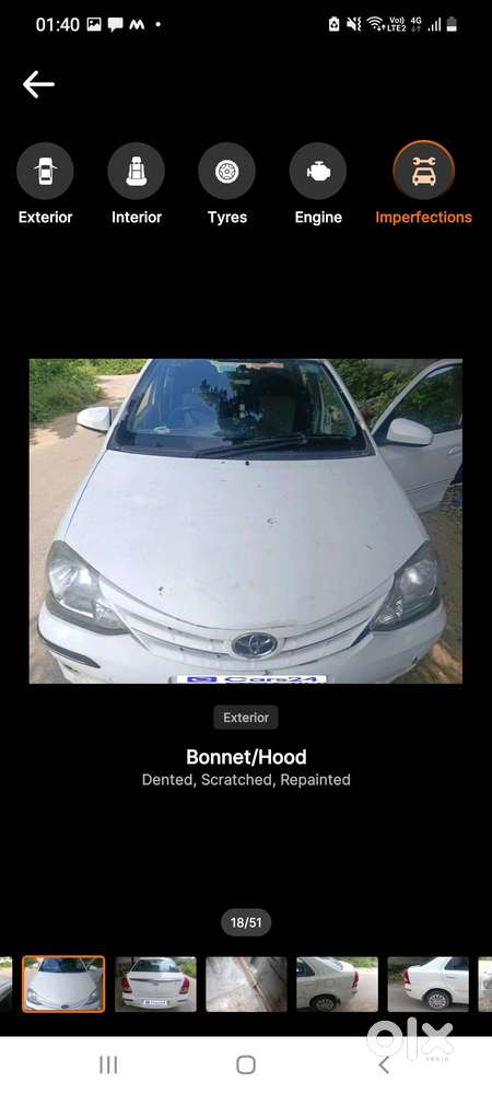 Toyota Etios 2013 Petrol 47000 Km Driven