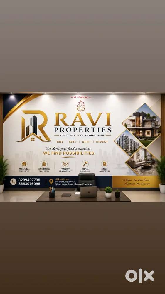 Ravi Properties 2 Bhk Flat For Sale In Rudra Royal Chandpur Manduadih.