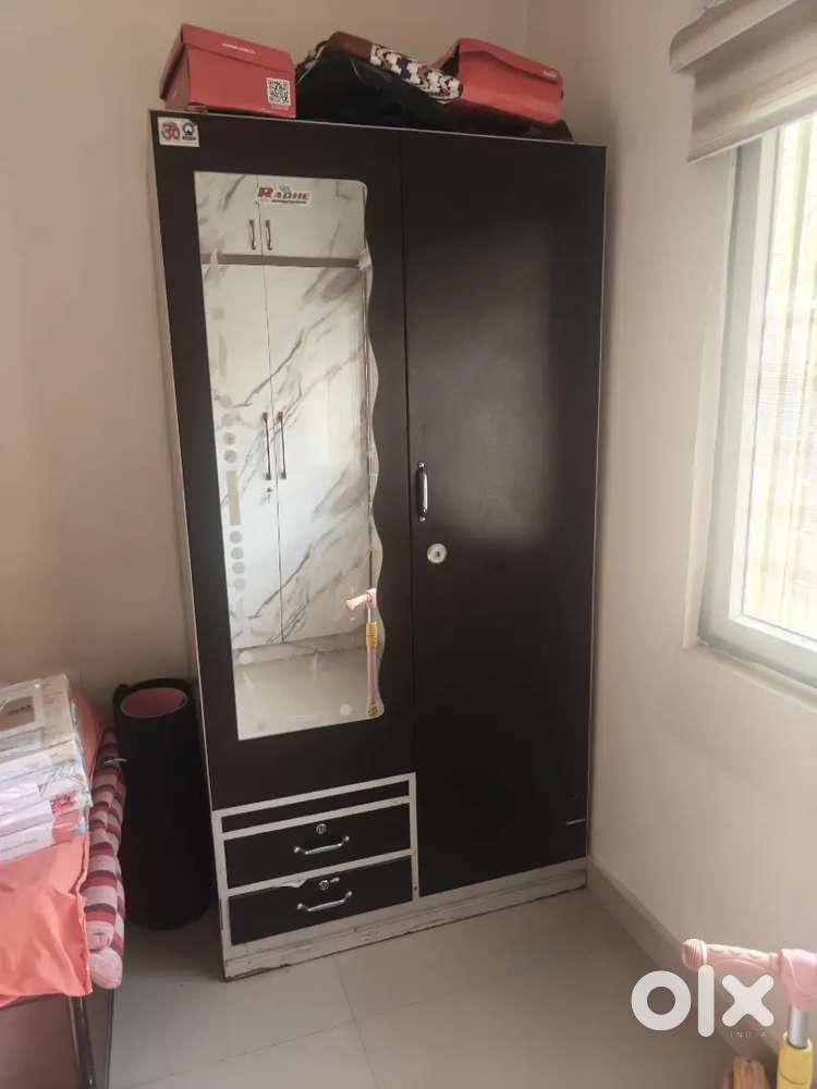 Furniture for Sale – Steel Almirah, 3-Door Wardrobe & Single Bed - Beds ...