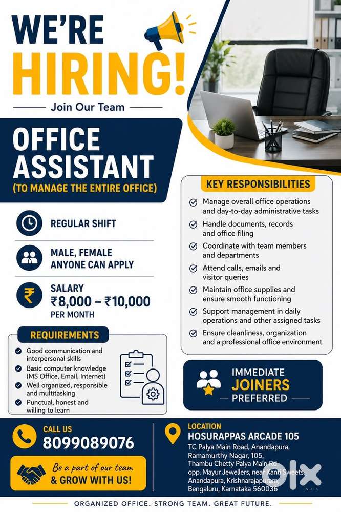 Office assistance