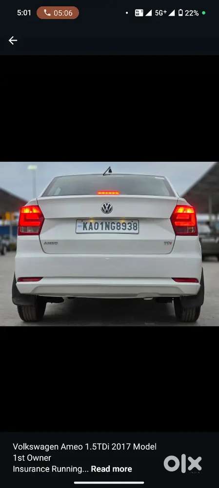 Volkswagen Ameo 2017 Diesel 91000 Km Driven