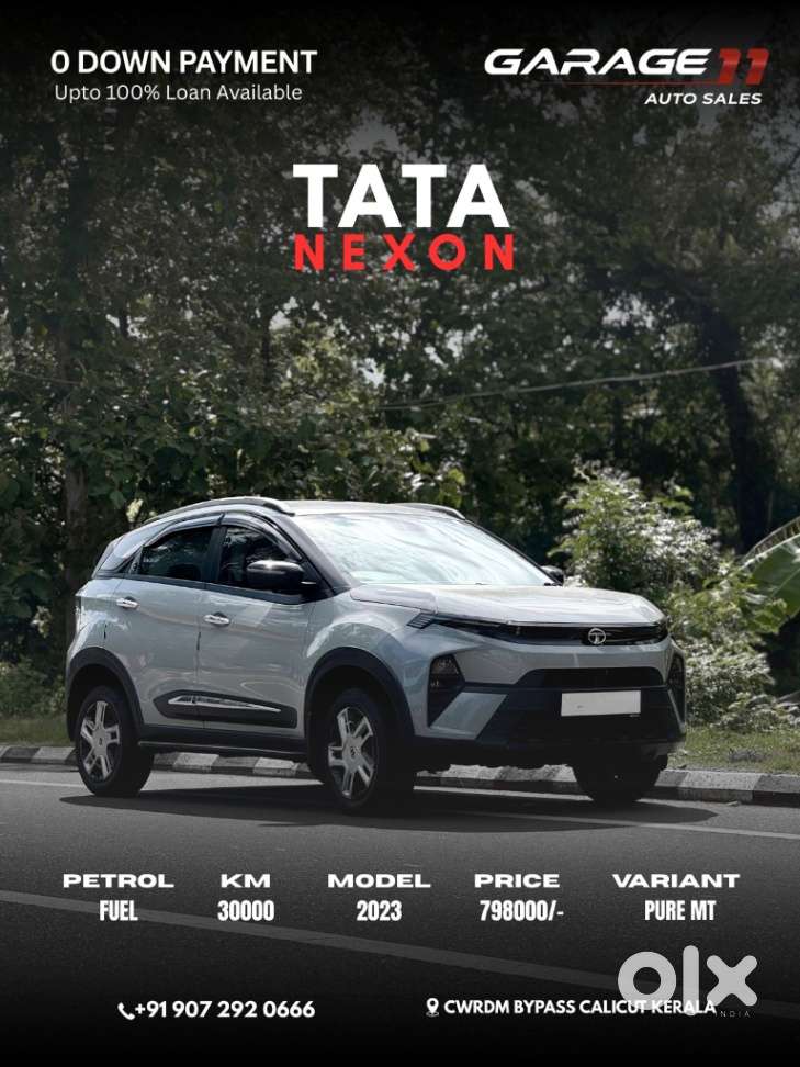 Tata Nexon Pure 1.2 Revotron Petrol 6 Mt, 2023, Petrol