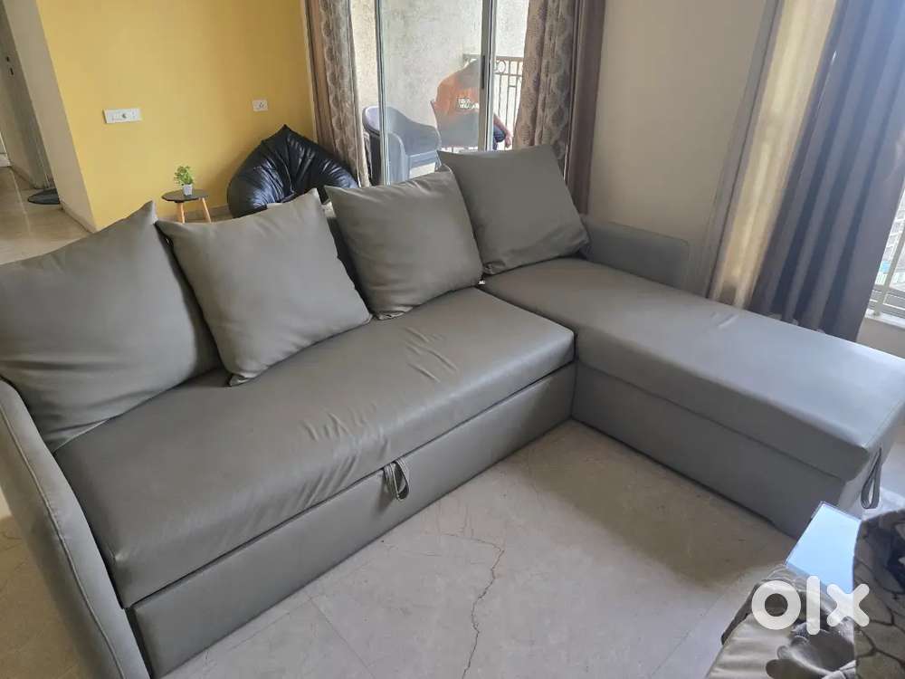 L Shaped - Lounger Sofa & Pull out Bed