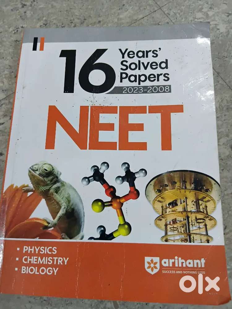 16 years solved papers NEET UG