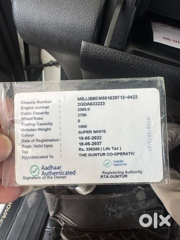 Toyota Innova Crysta 2022 Diesel Good Condition