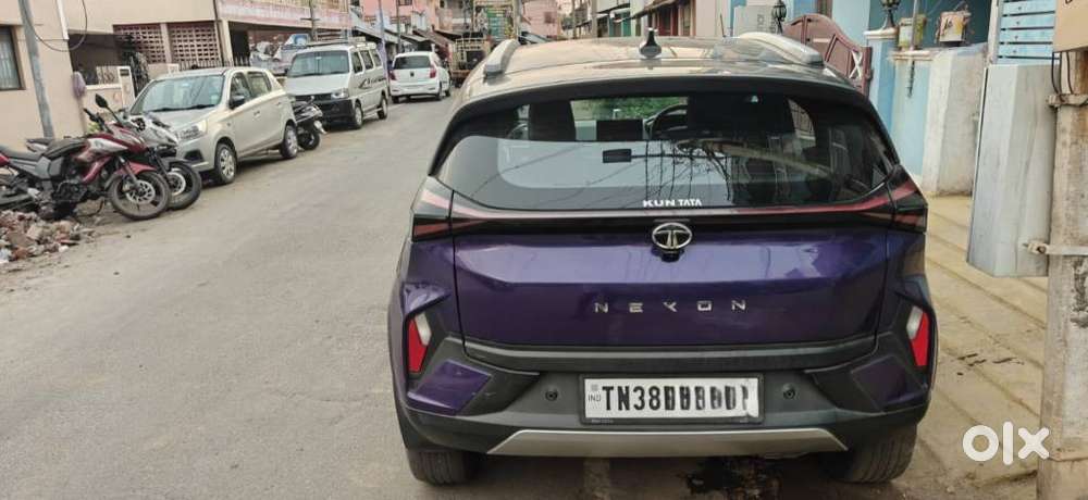 Tata Nexon Fearless Plus S Purple 1.2 Revotron Petrol 7dca Dt, 2025,..