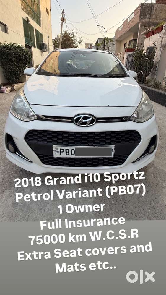 Hyundai Grand I10 2018 Sportz Petrol