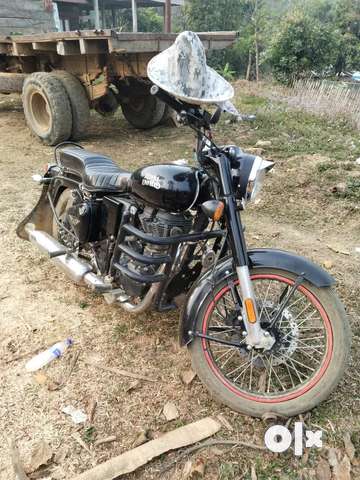 Jet black deals bullet 350 es
