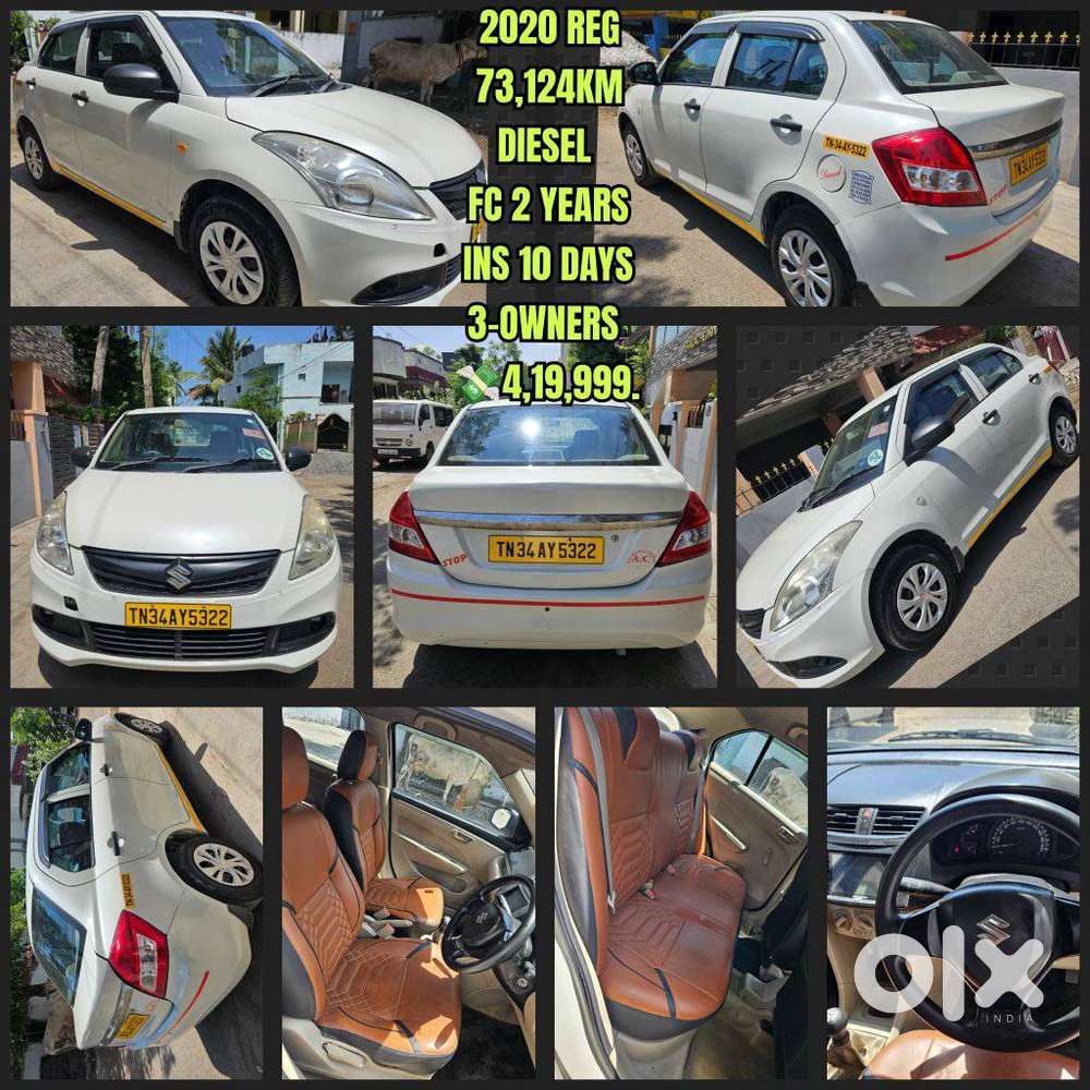 Maruti Suzuki Swift Dzire Tour Ldi, 2020, Diesel