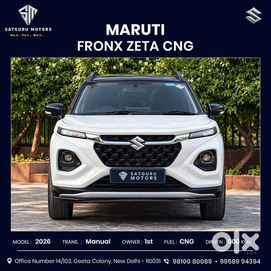 Maruti Suzuki Fronx Delta 1.2 Cng, 2026, Cng & Hybrids