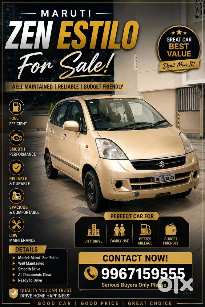 Maruti Suzuki Zen Estilo For Sale!!!