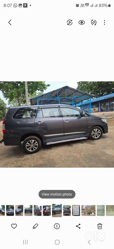 Toyota Innova 2.5 Vx (diesel) 8 Seater Bs Iv, 2015, Diesel