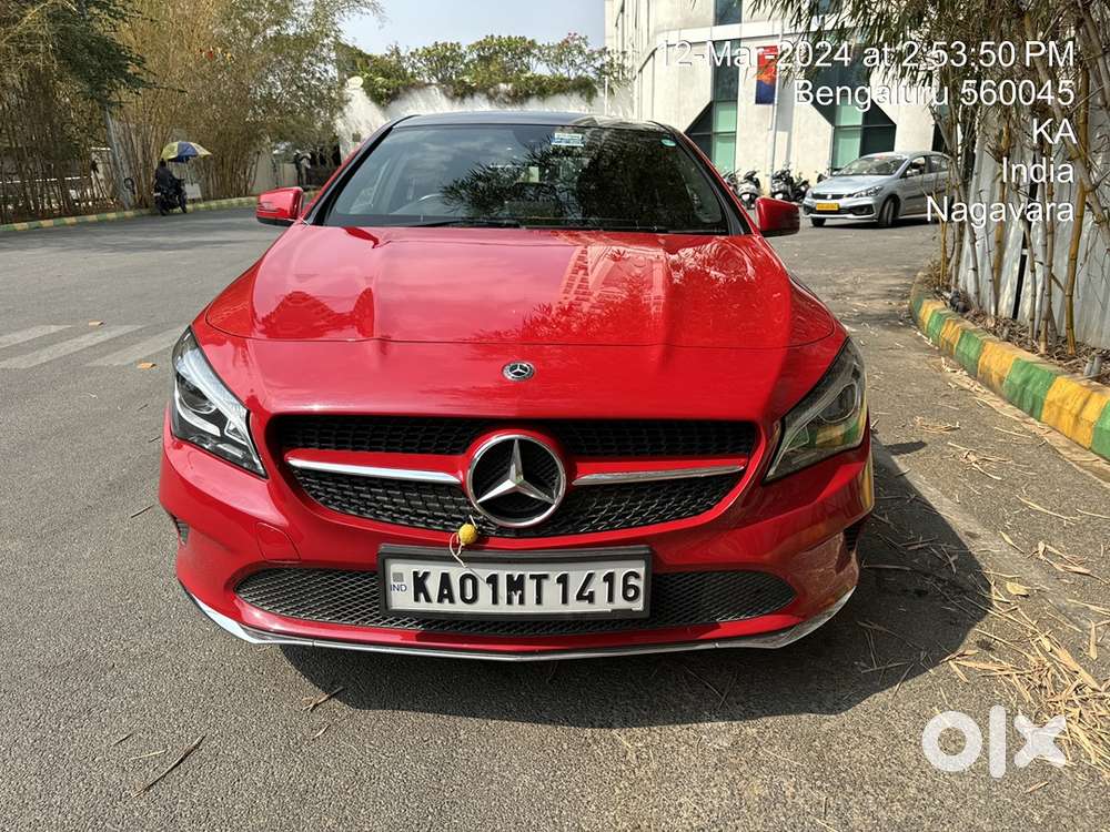 Mercedes-benz Cla Diesel 200 D Sport 2019 Jupiter Red Colour