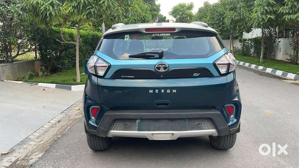 Tata Nexon Ev Xz Plus Teal Colour