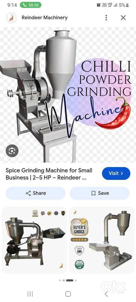 Masala grinding machine