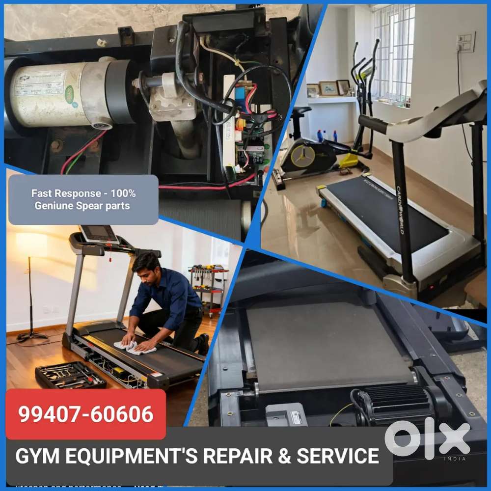 Treadmill Repair & Service Gym & Fitness Equipments Service Door step