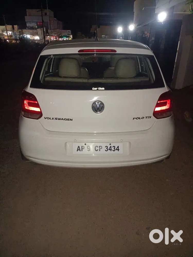 Polo Tdi  Disel With Milk White Colour With Fancy Number